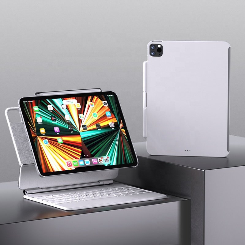 Luxury Tablet Case With Keyboard Anti-Collision With Strong Magnets Pencil Slot Protective Cover Magic Keyboard For iPad Pro 11