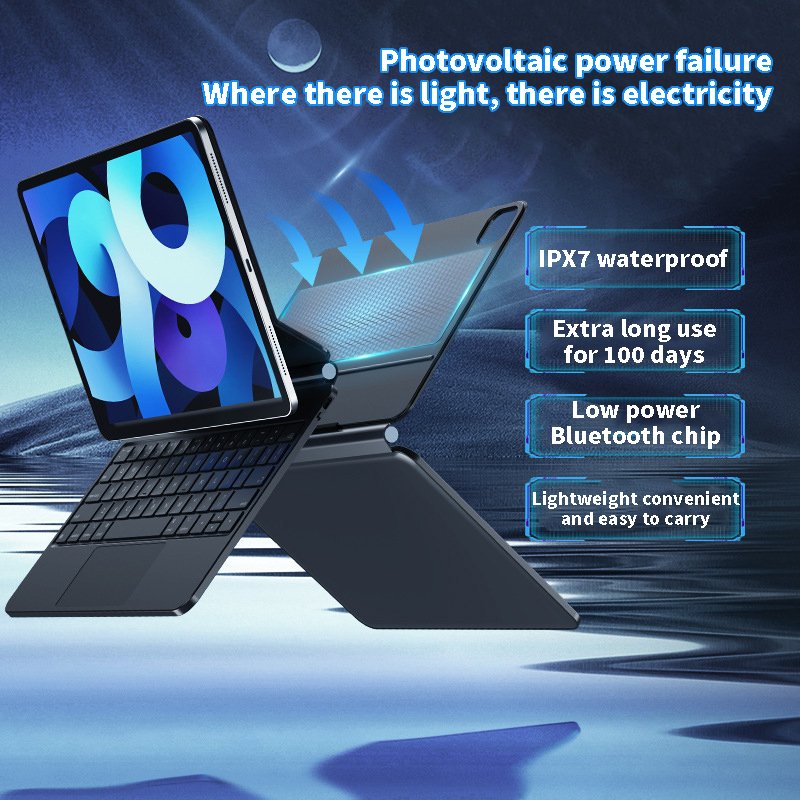 Suitable for iPad 11/12.9/10.9 Smart Control Keyboard iPad Air4/5 Magnetic Suspension Keyboard Bluetooth Touch