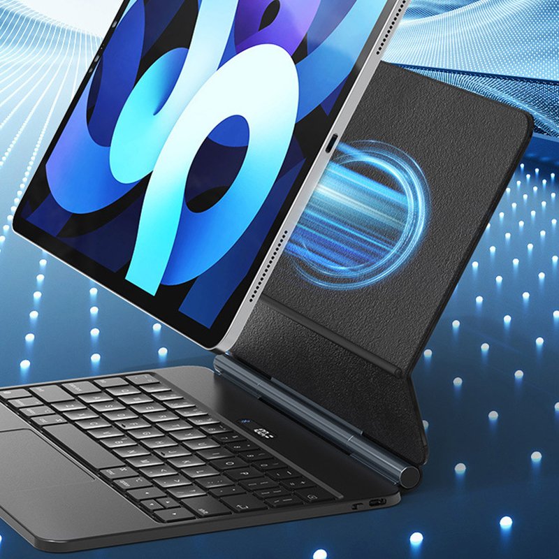 Suitable for iPad 11/12.9/10.9 Smart Control Keyboard iPad Air4/5 Magnetic Suspension Keyboard Bluetooth Touch