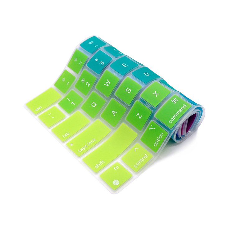 Dazzling Color Silicone Keyboard Cover For MacBook Pro 14.2 16.2 inch A2442 A2485