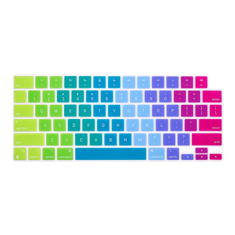 Dazzling Color Silicone Keyboard Cover For MacBook Pro 14.2 16.2 inch A2442 A2485