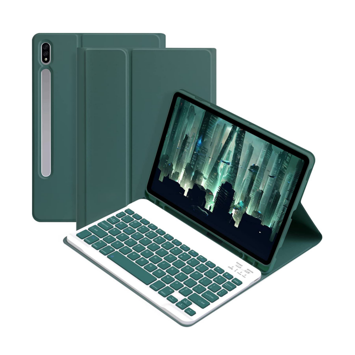 For Galaxy Tab S9 FE 11 Inch Case Detachable Keyboard Cover for Samsung Tab S9 2023 SM-X710/X716/X718