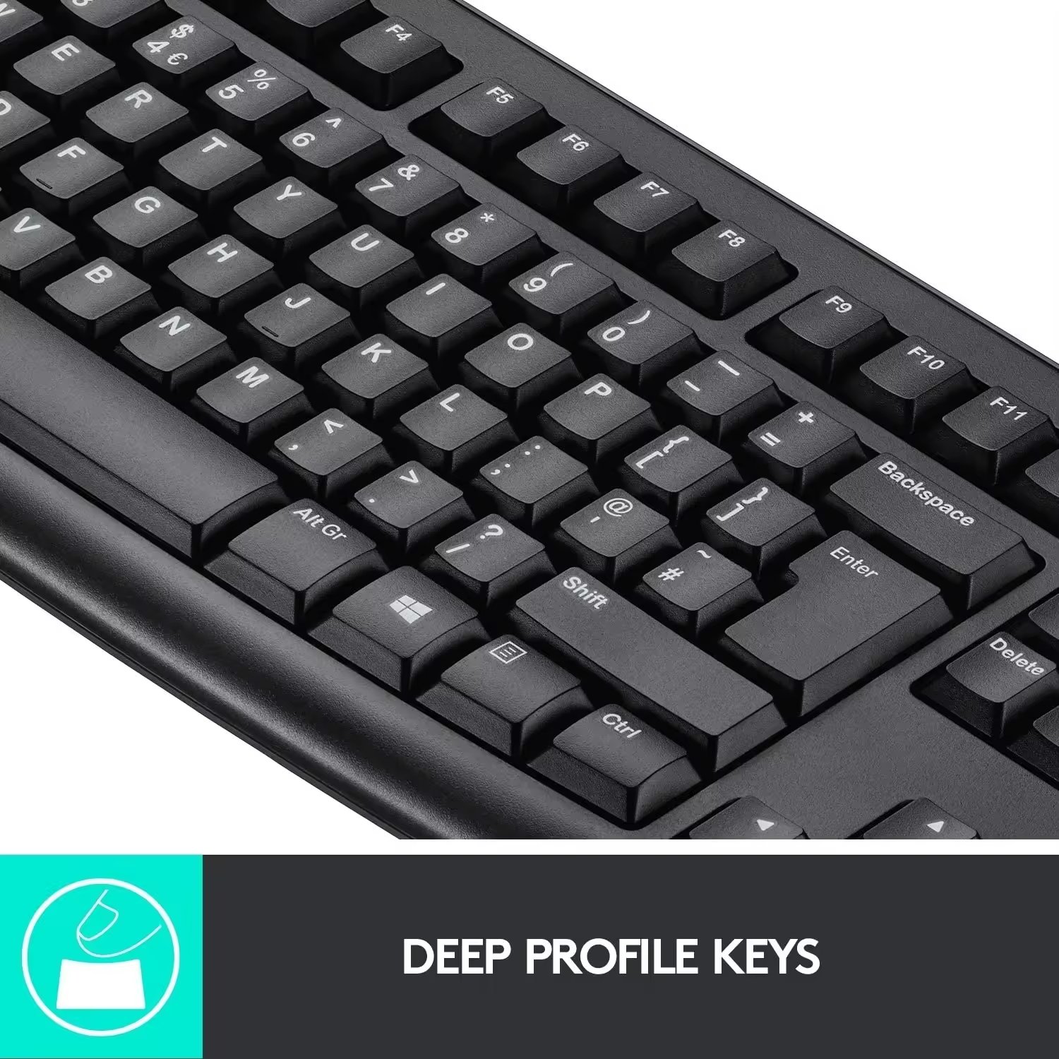 Custom Russian Logitech MK270 Ergonomic Office Pc Mobile Switches RGB Computer Laptop Tablet Wireless Keyboard Mouse