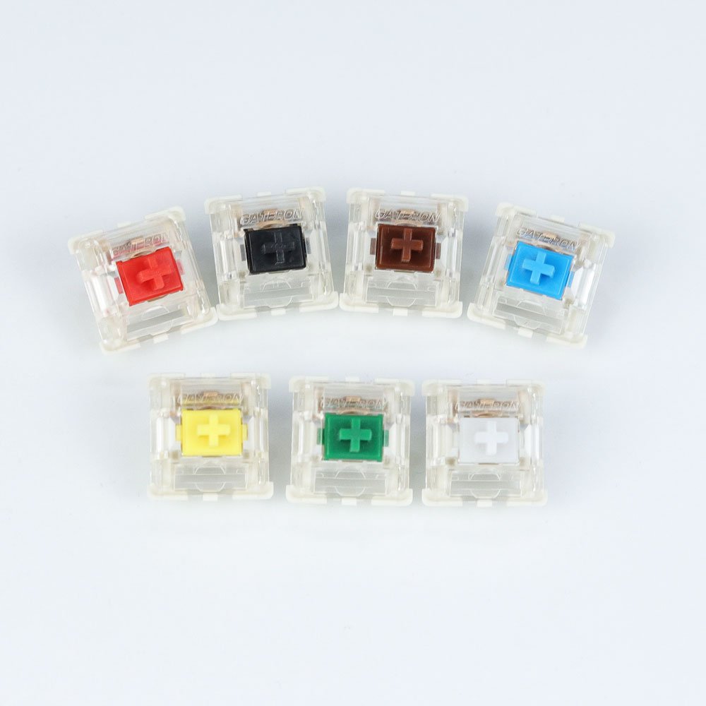 Original Gateron Mechanical Keyboard Switch 3 Pins KS-9 RGB Axis White Yellow Green Black Red Brown Switch Gamer Customize