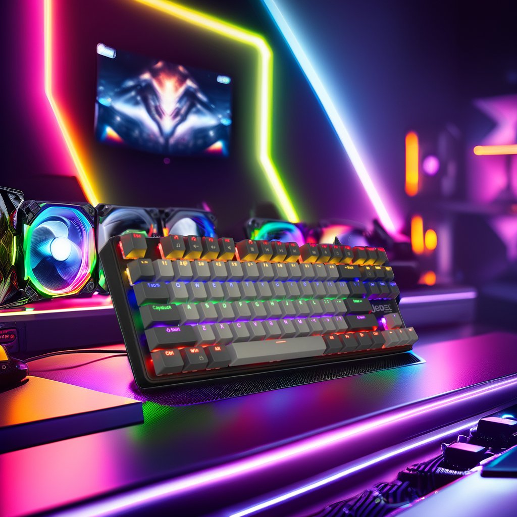 Jedel Factory 87-Key Wired Mechanical USB Backlit Keyboard 8 Models Gaming Keyboards for PC Computer Laptop