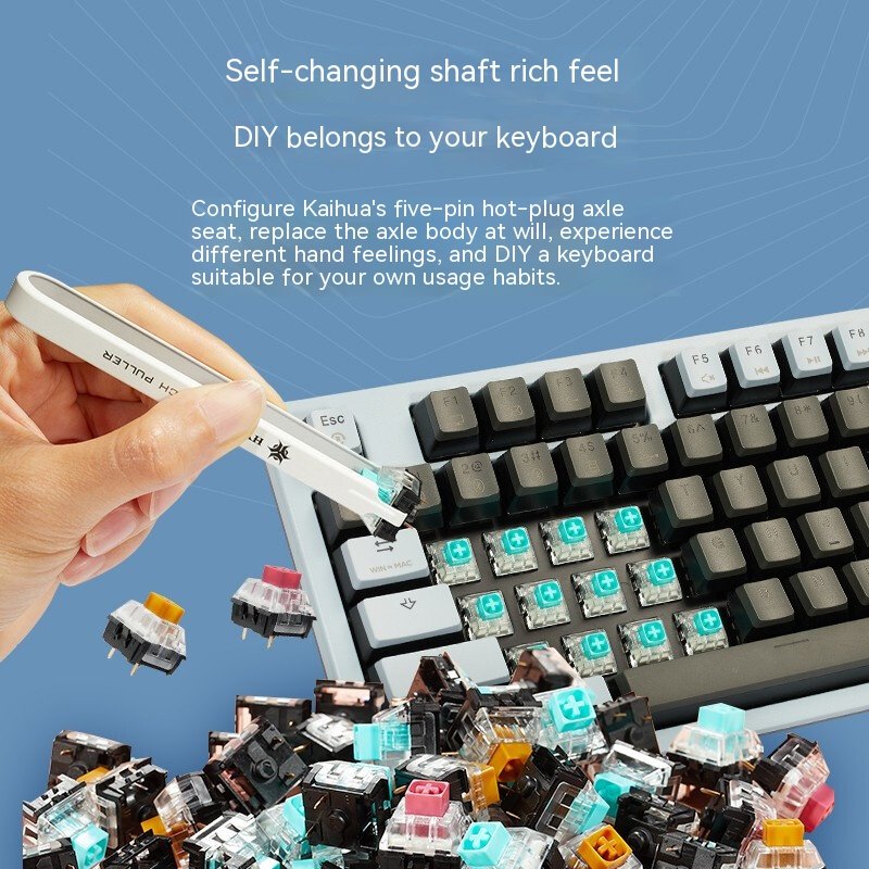 X5 Pro keyboard 108 keys Hot Swappable RGB LED wireless Bluetooth 3-mode custom office gaming mechanical keyboard