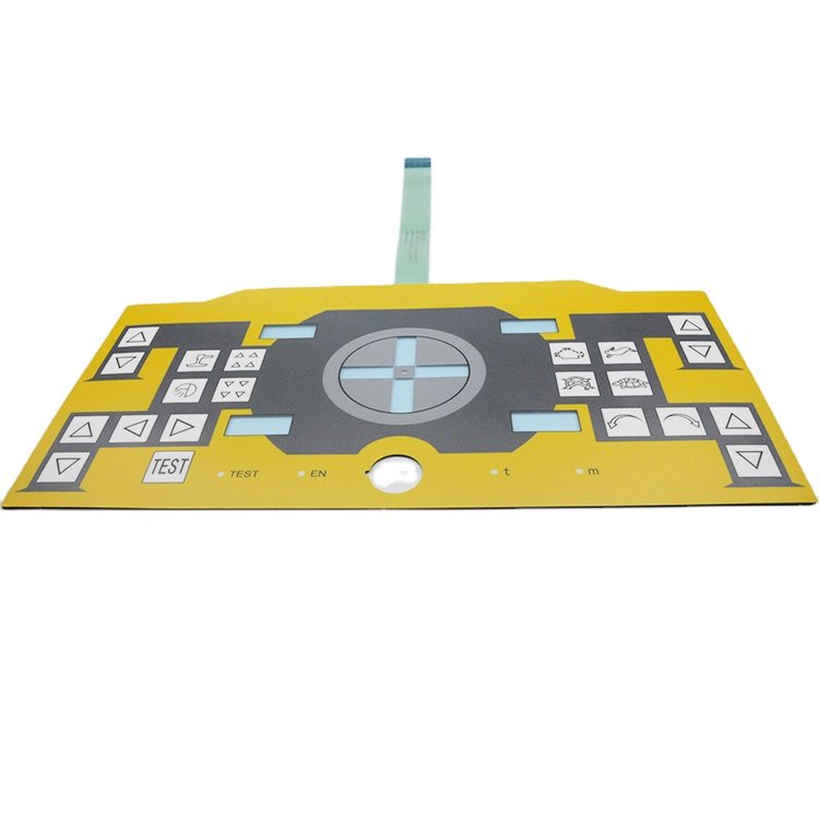 China flat LED Electronic new membrane keyboard keypad switch