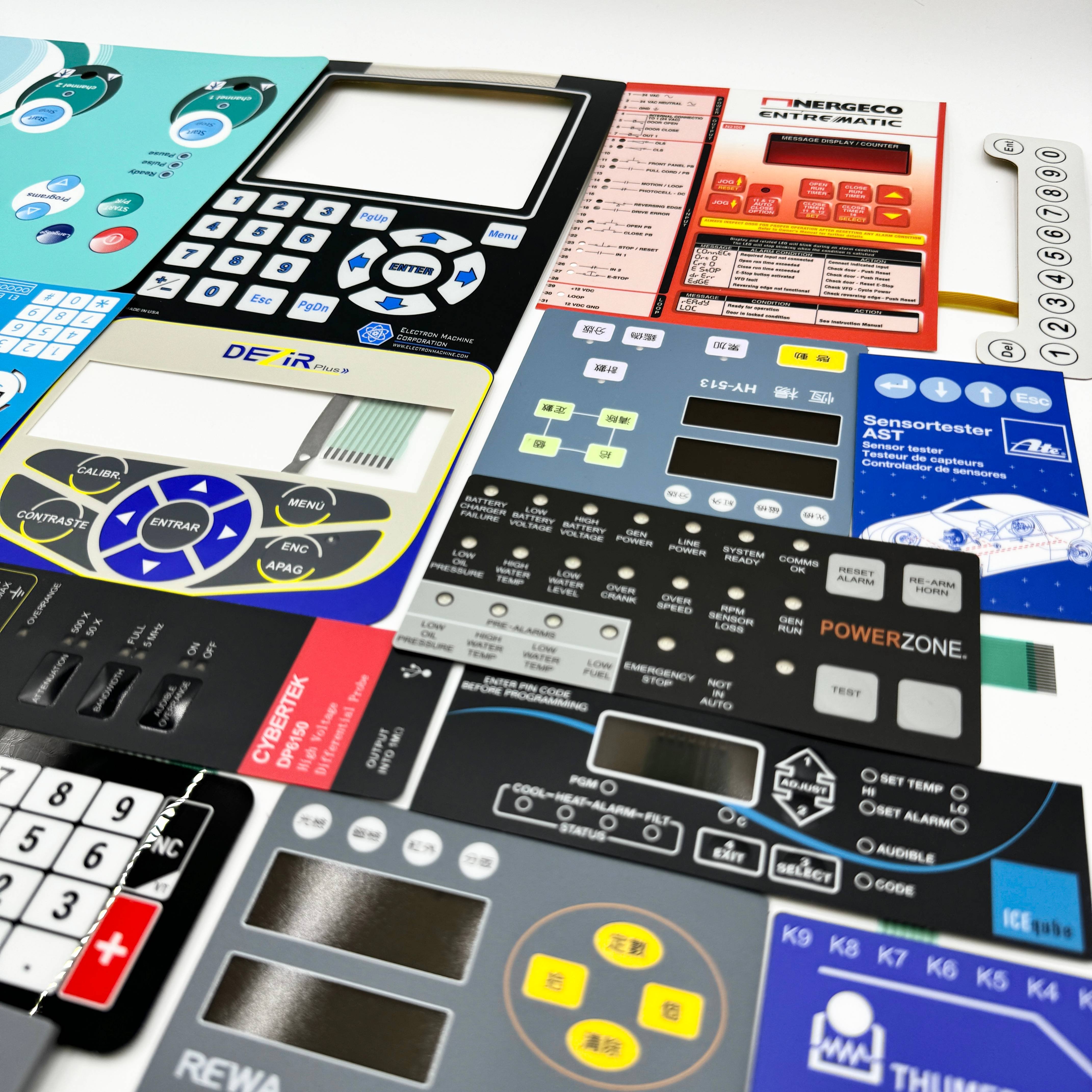 OEM/ODM Custom Silicone Membrane Switches/Keyboards/Keypads/Buttons With Logo Color & Size Customization For Your Products