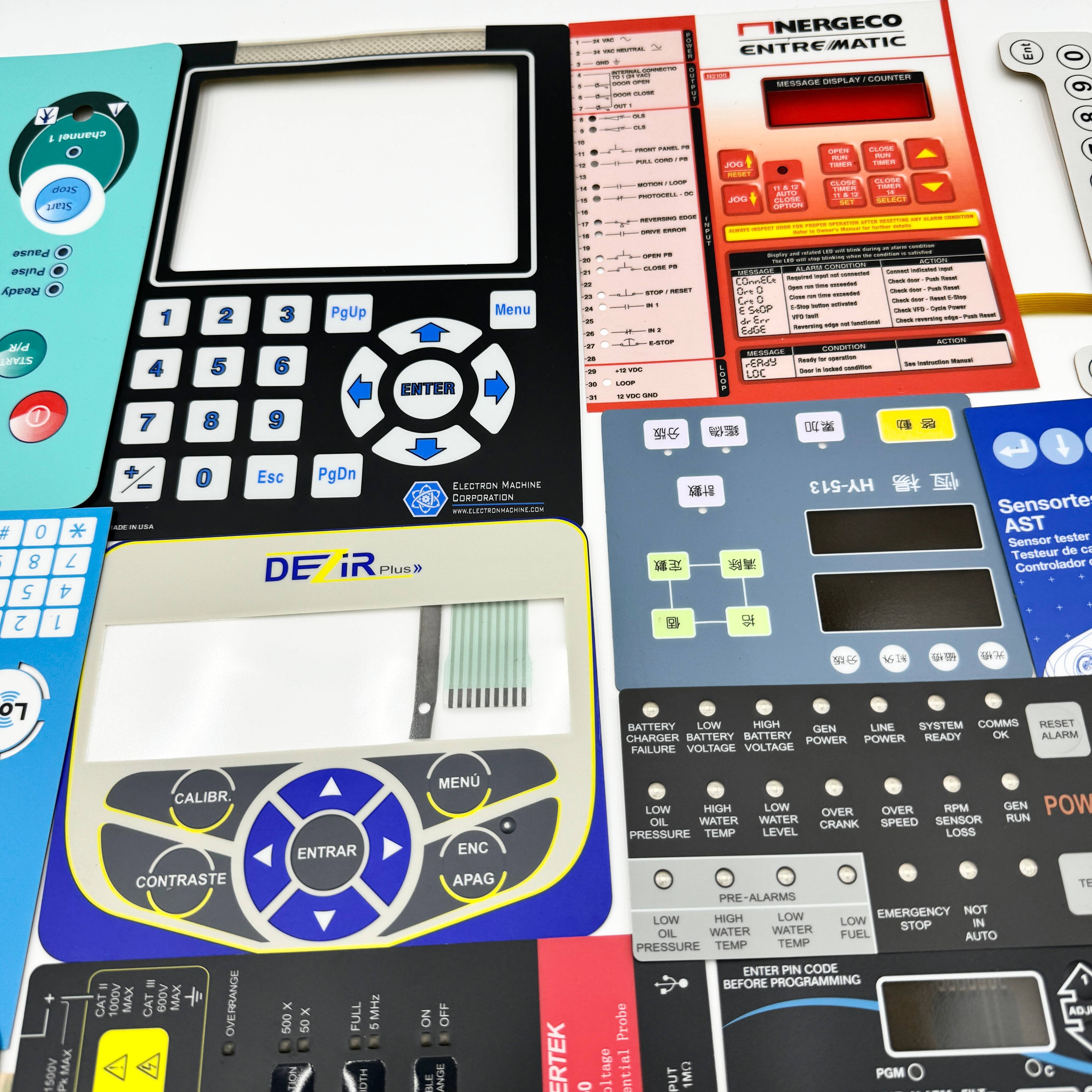 OEM/ODM Custom Silicone Membrane Switches/Keyboards/Keypads/Buttons With Logo Color & Size Customization For Your Products
