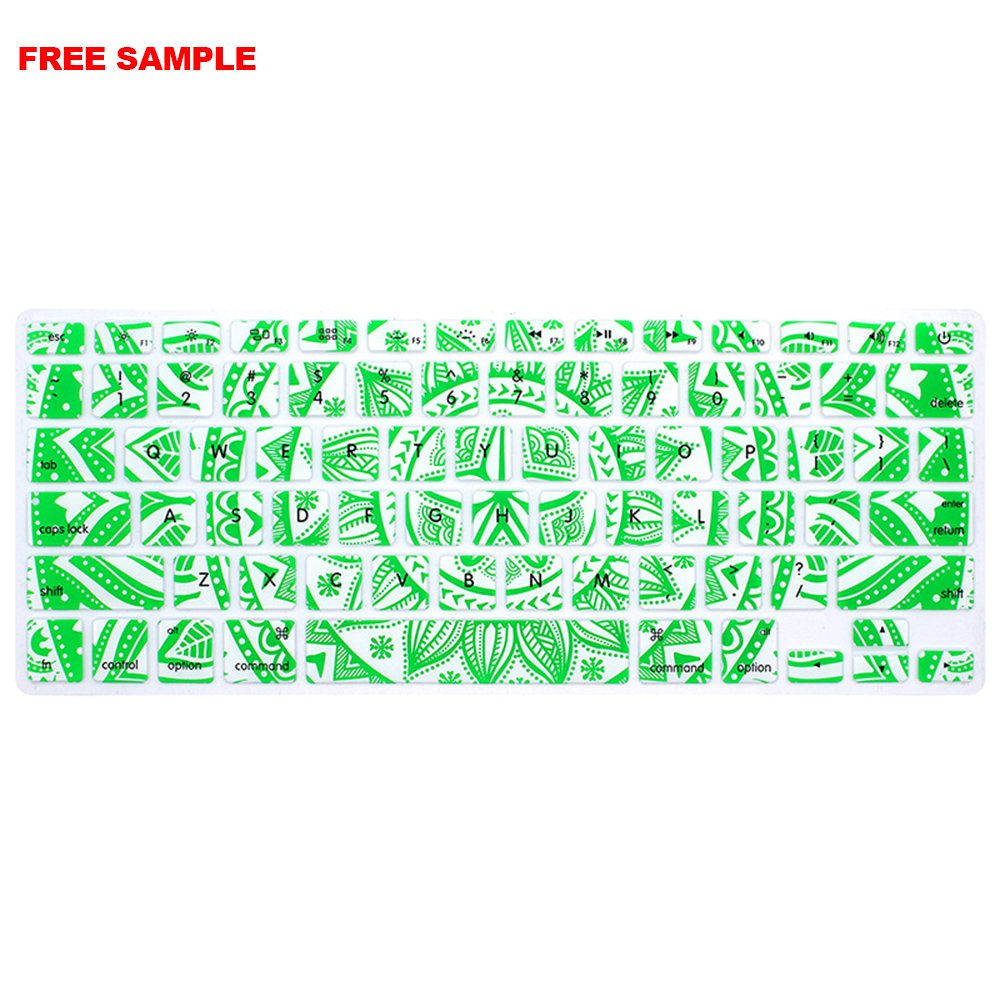 Free Sample Dust-proof Customized Multi Silicone Keyboard Cover laptop skin for Macbook Pro 13 inch keyboard protective film