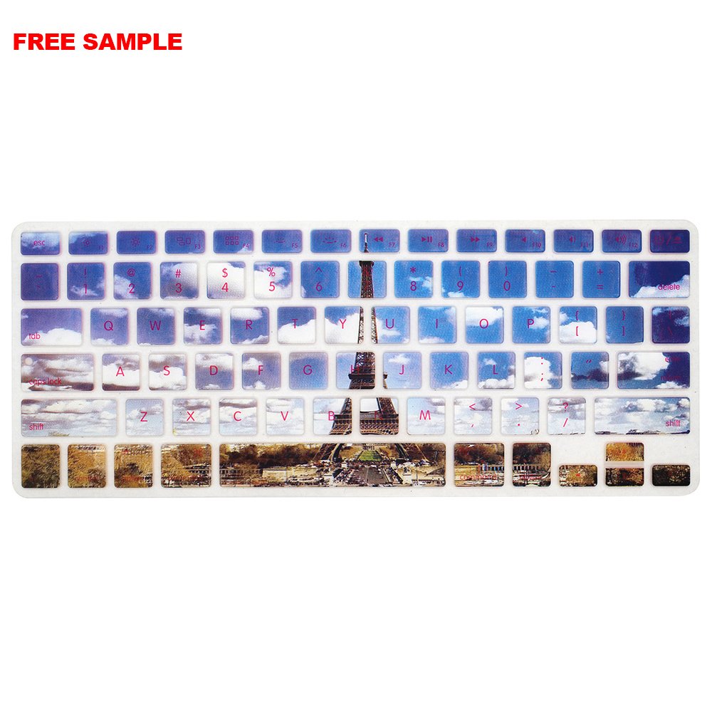 Free Sample Dust-proof Customized Multi Silicone Keyboard Cover laptop skin for Macbook Pro 13 inch keyboard protective film