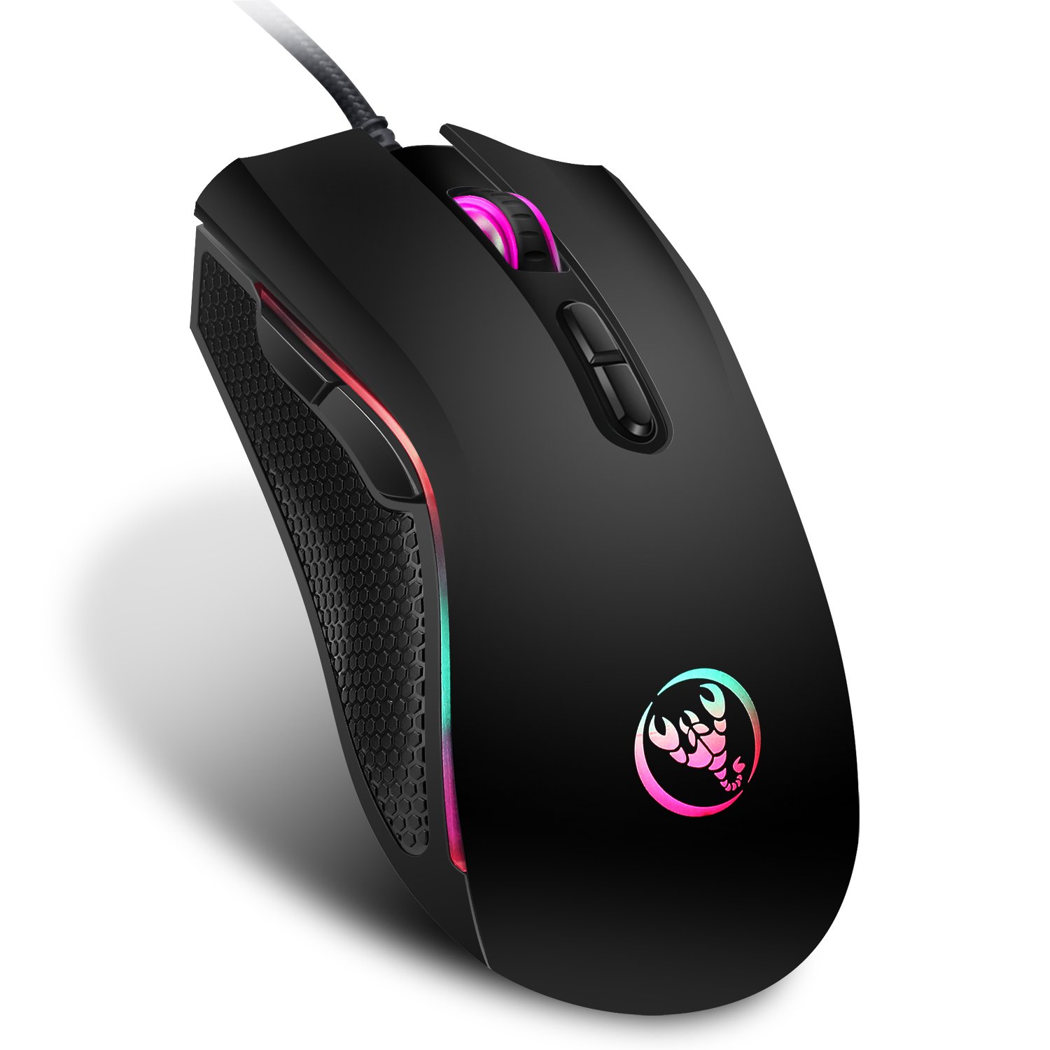 60% Gaming Keyboard and Mouse Combo Portable Mini RGB Backlight Mechanical Feeling and RGB Optical Mouse for Gamers and Typists