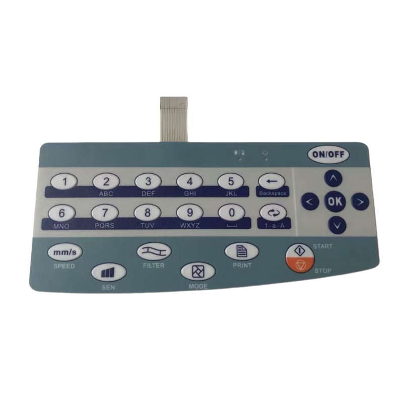 Hot Selling Product Graphic Overlay Push Button Keypad Keyboard Customized Matrix Membrane Switch