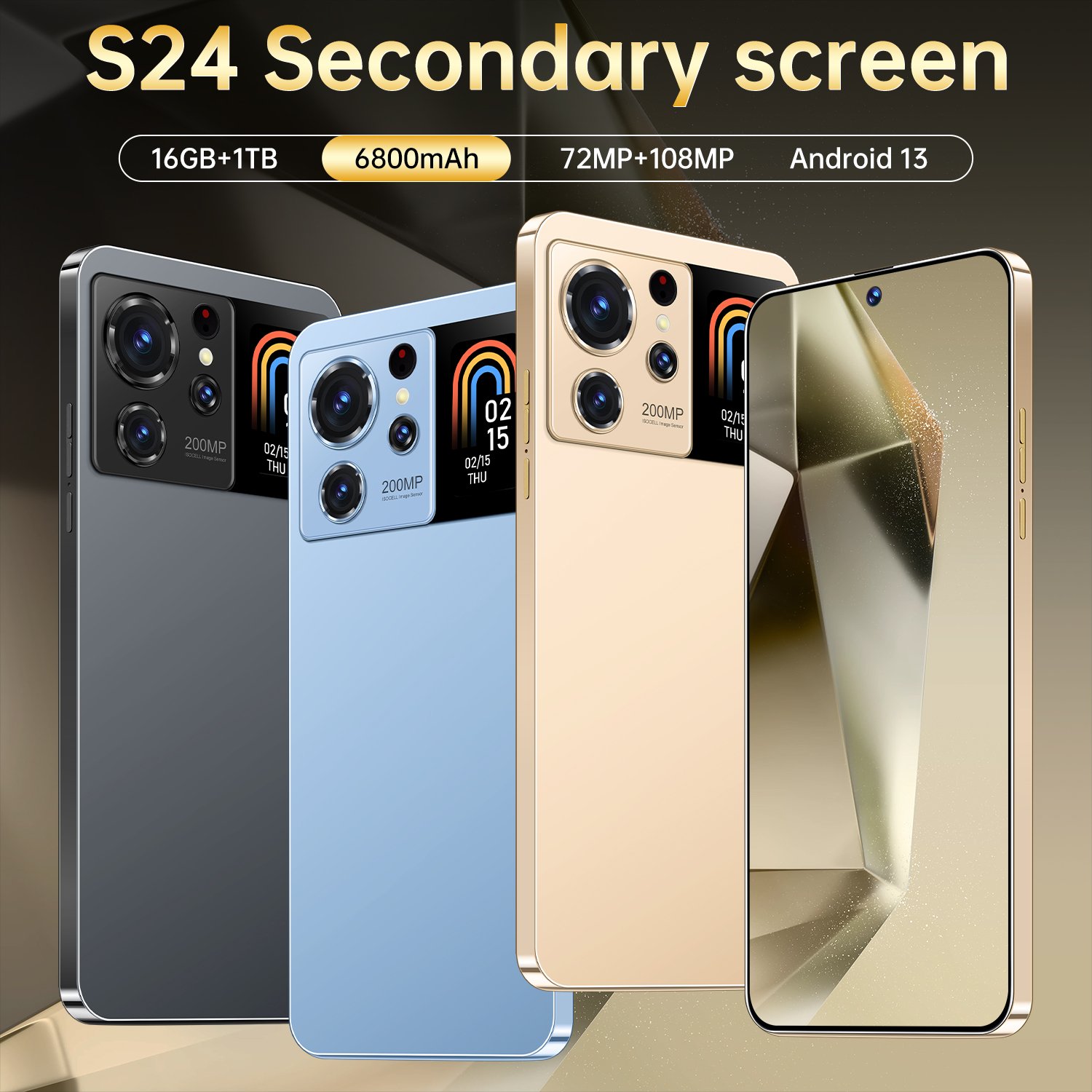 Wholesale new S24 model popular High quality cheap smartphones and mobile phones