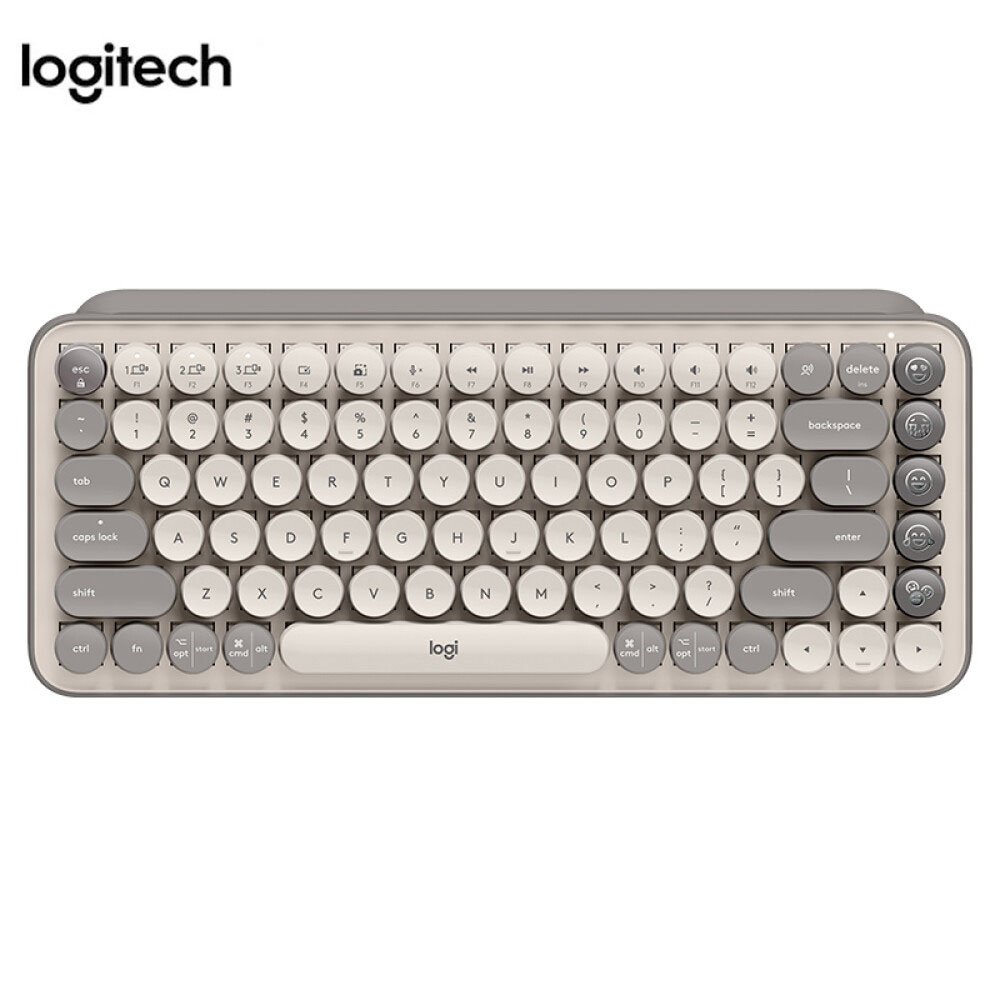 Original Logitech POP KEYS Wireless Bluetooth TTC Brown Switch Wireless Mechanical Keyboard 85 Keyboard keys For macOS Windows