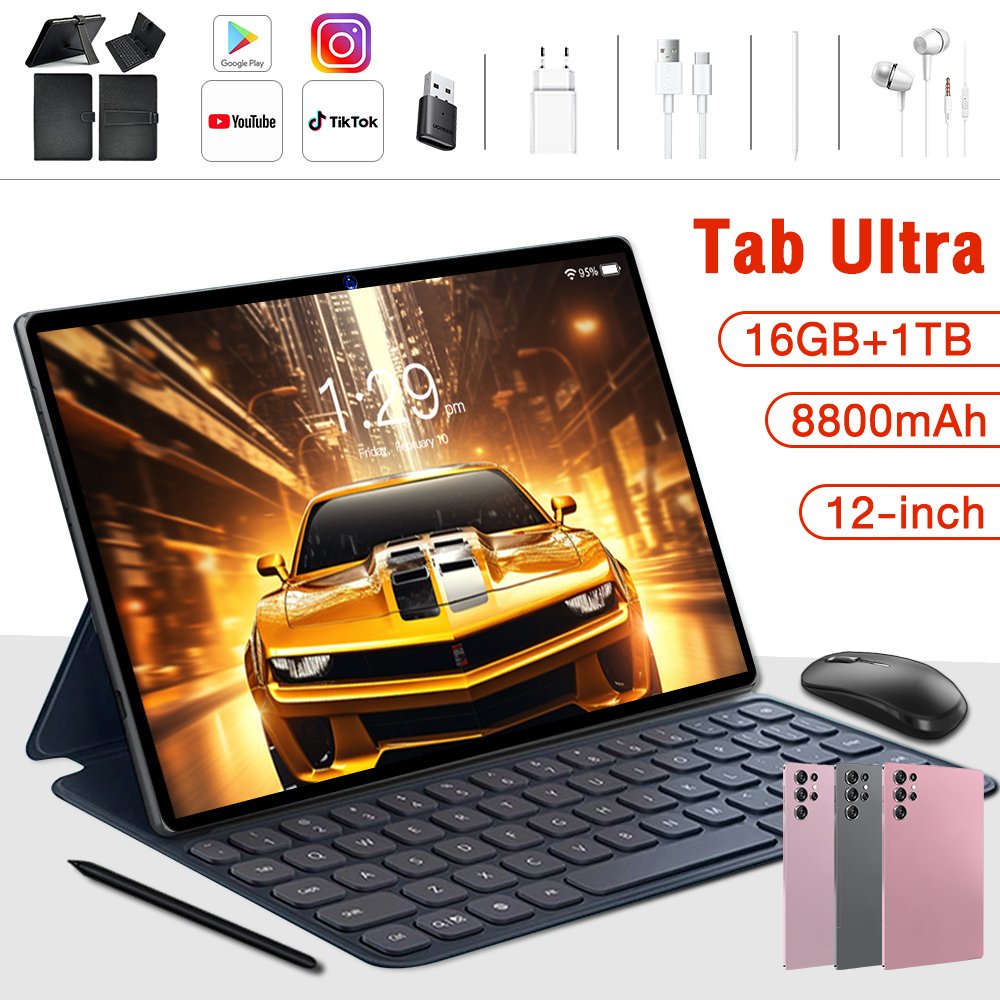 Tab Ultra Tablet 12 Inch Large Screen Mobilephone Dual Card Dual Standby 5g Smartphone Tablet Cellphone Support Logo Customized