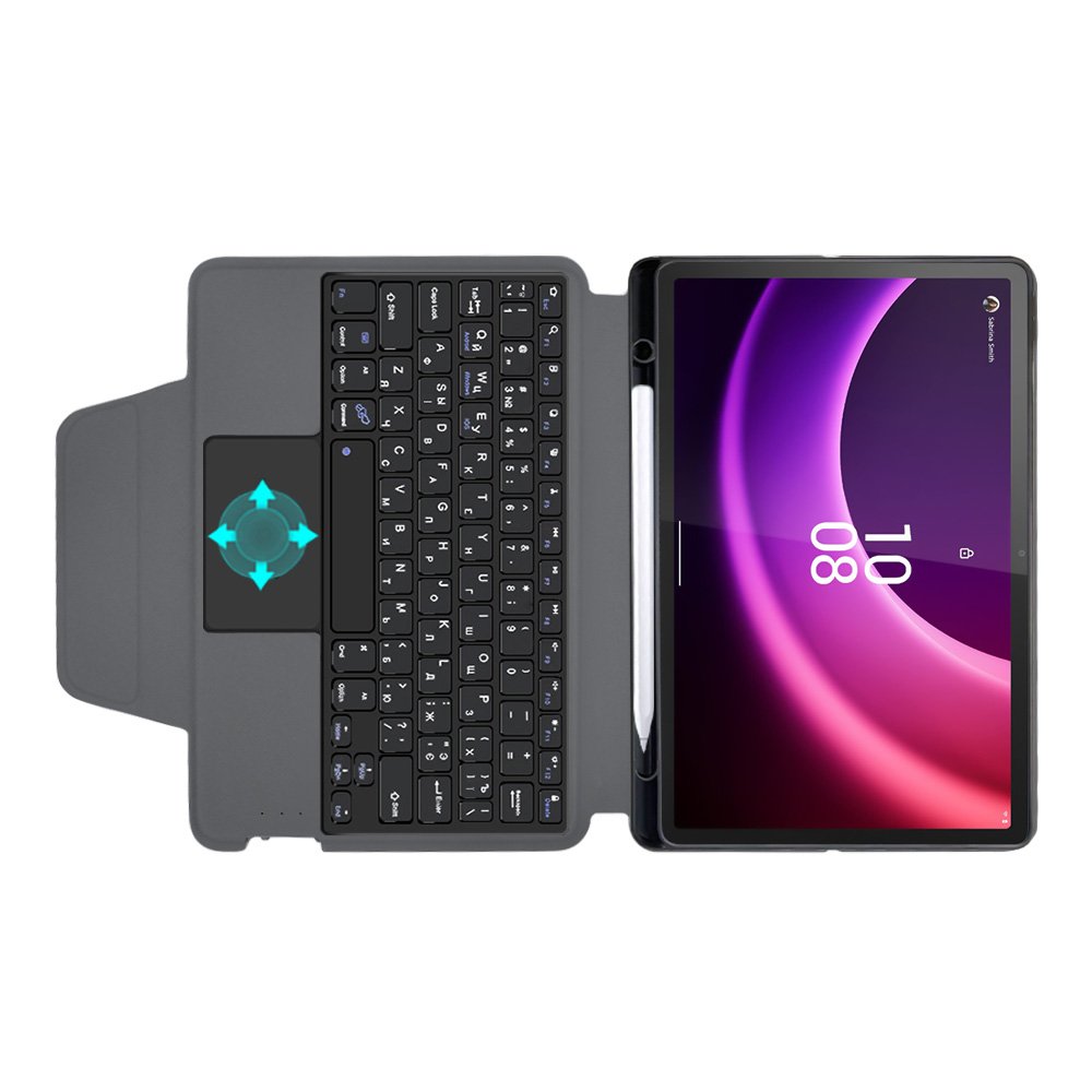 Rotating magic touchpad combo wireless keyboard tablet case For Lenovo Tab P11 2nd gen 11.5