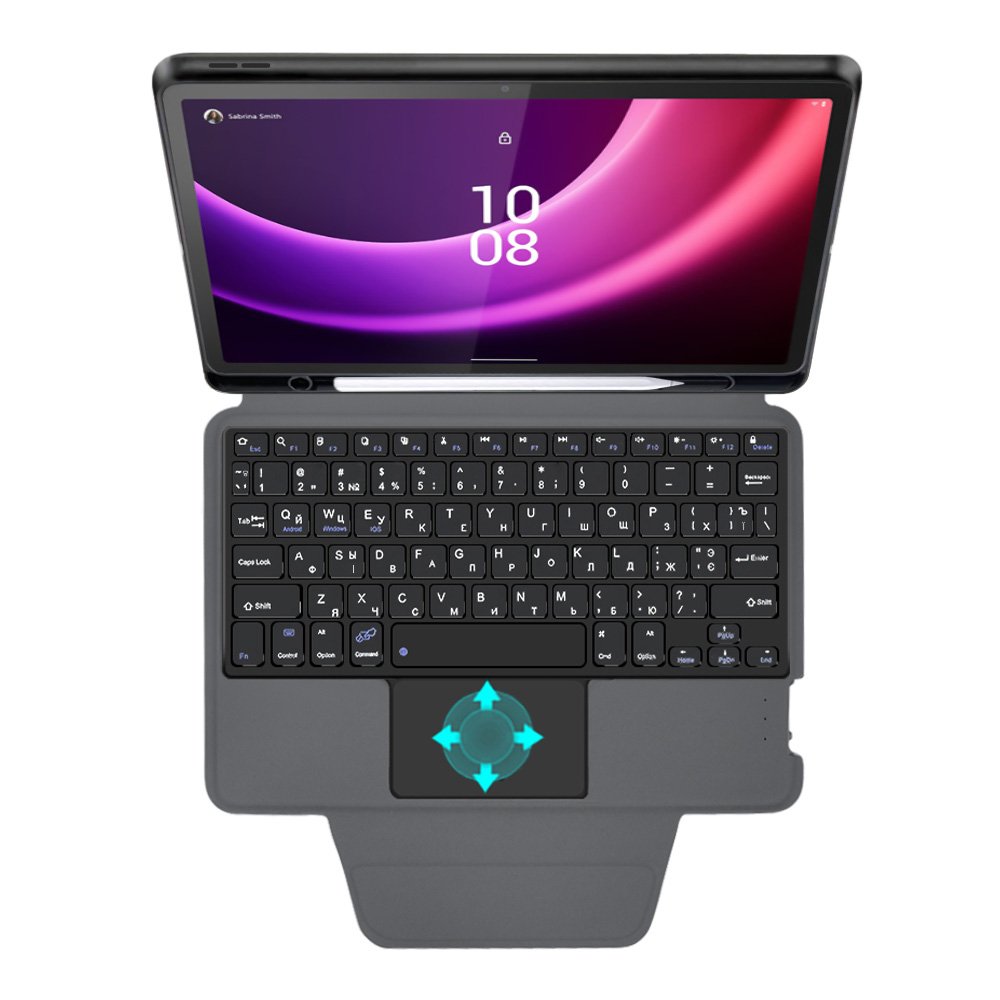 Rotating magic touchpad combo wireless keyboard tablet case For Lenovo Tab P11 2nd gen 11.5