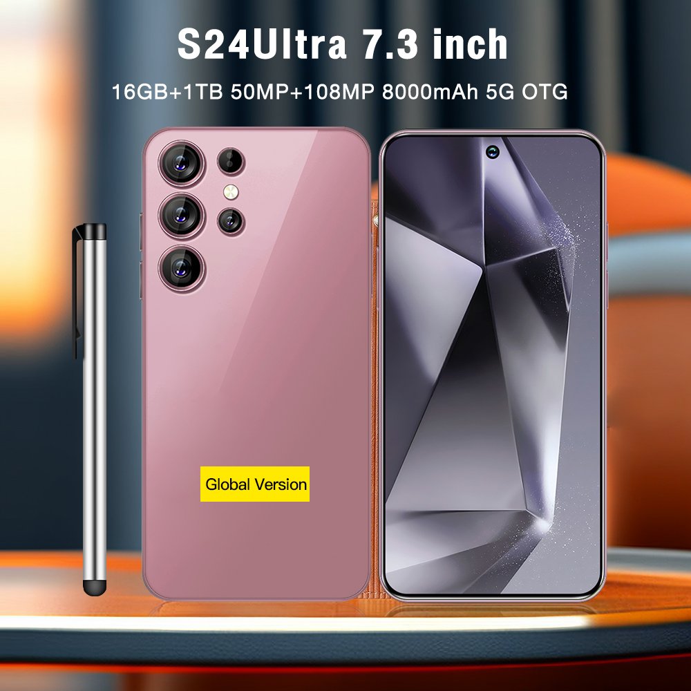 2024 S24 ultra 16GB+1TB 4G&5G Smartphone Cellphone Original 7.3inch Unlocked Dual Card Mobilephones New Smartphone
