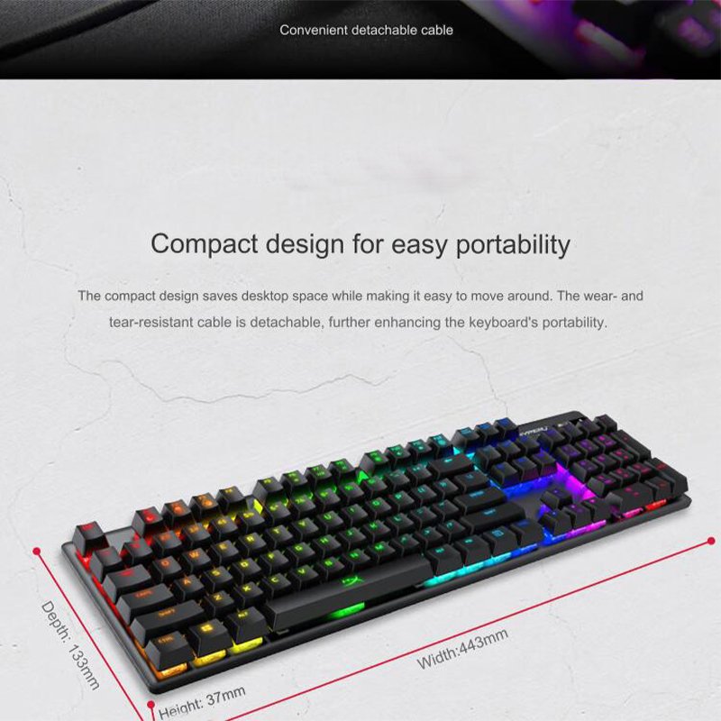 Alloy Origins Mechanical Gaming Keyboard 104 Keys Switch Red Axis Original Alloy Origins Keyboard For PC Computer