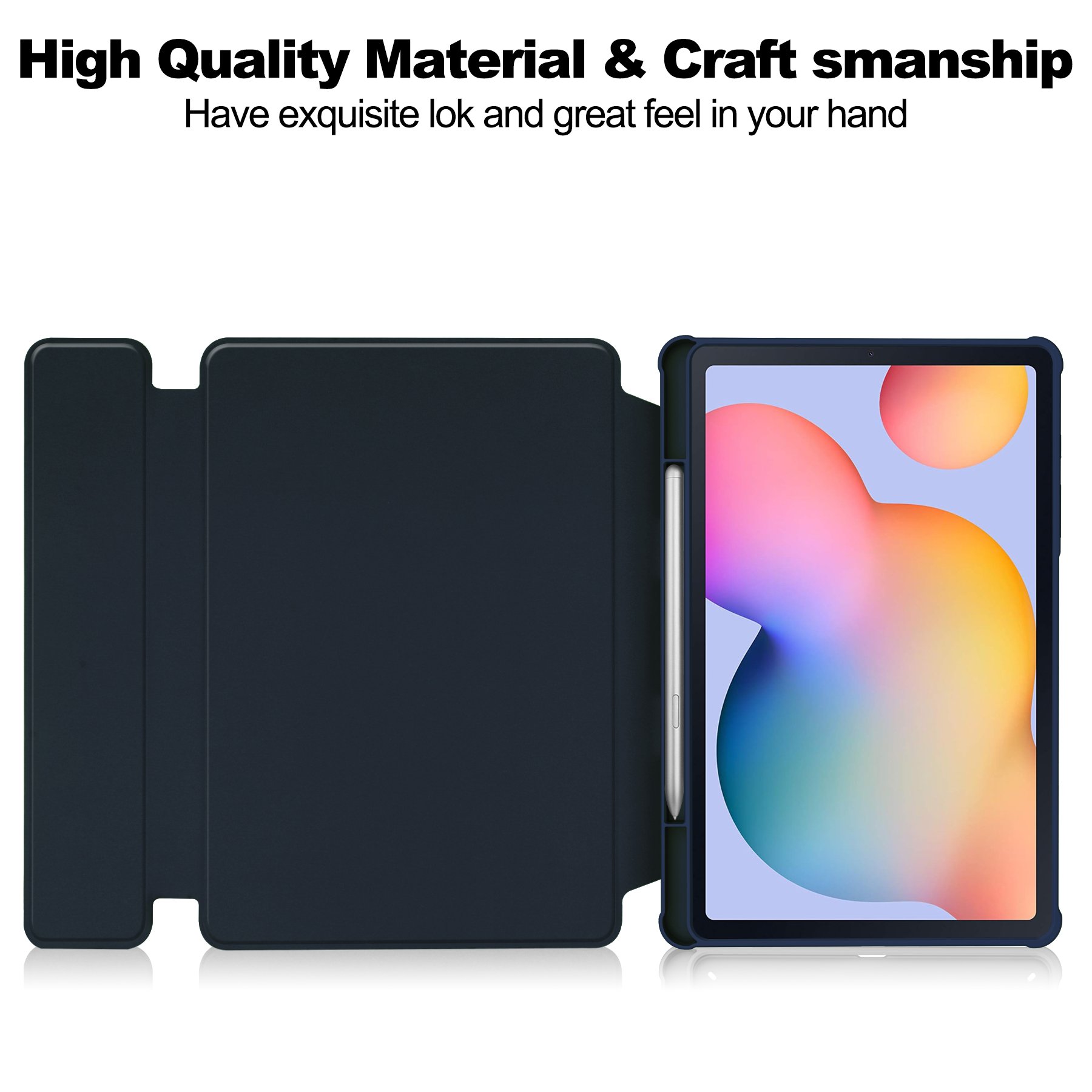 Wholesale Leather Case For Samsung Galaxy Tab S6 Lite 10.4 inch Protective Case SM-P610 P615 With Detachable Wireless Keyboard