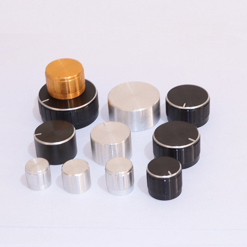 Hot Selling 6MM Aluminum Volume Knob, Customized Metal Knob, keyboard Control Knob cover