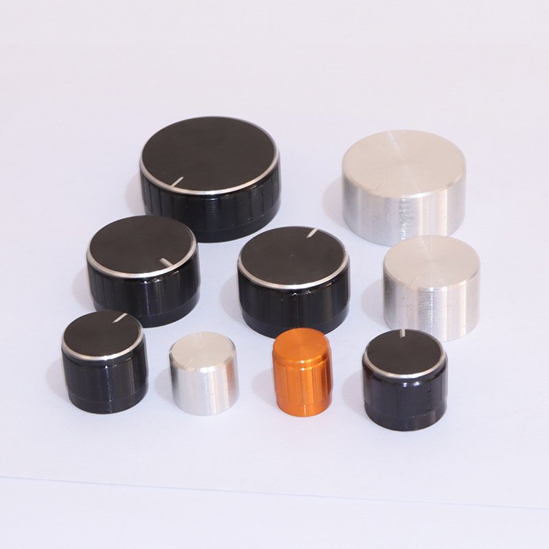 Hot Selling 6MM Aluminum Volume Knob, Customized Metal Knob, keyboard Control Knob cover