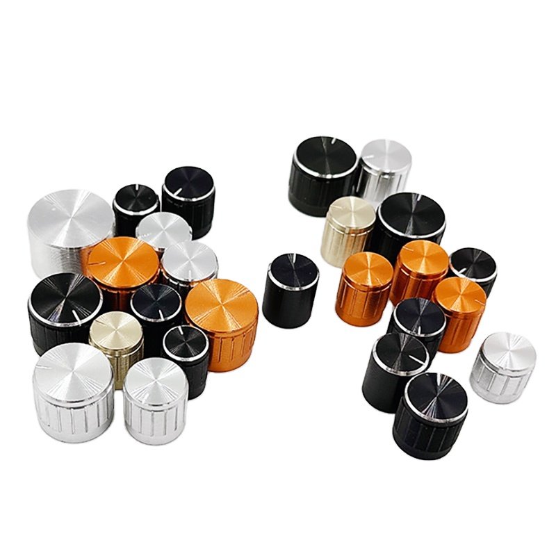 Hot Selling 6MM Aluminum Volume Knob, Customized Metal Knob, keyboard Control Knob cover