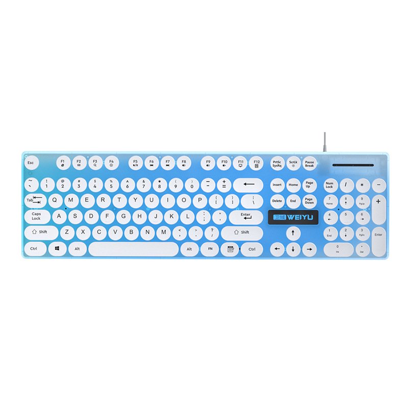 New Outemu Switch English Mechanical Business Office Keyboard RGB Backlight USB 3.0 Multi-Keys keyboard For Desktop Computer Use