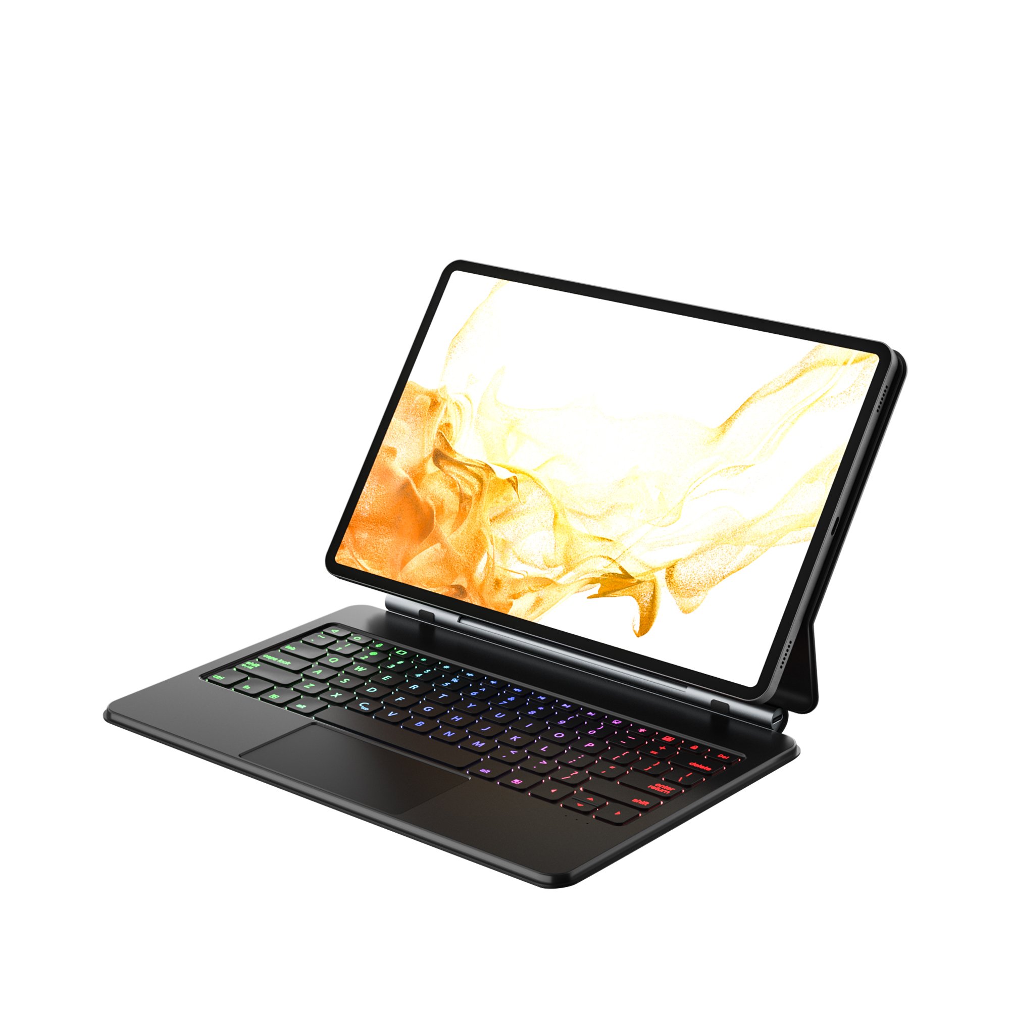For Samsung Galaxy Tab S9 S8 S7 Plus Magic Keyboard Case for Galaxy Tab S7 S9 FE Plus Magnetic Keyboard Cover with Backlit