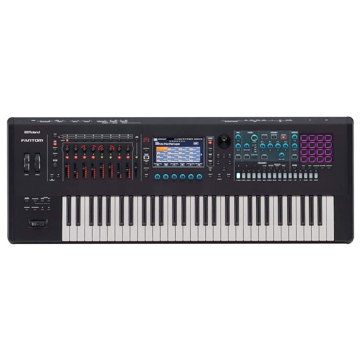 Roland FANTOM-6 Flagship Music Synthesizer Workstation MIDI Electronic Arrangement Keyboard