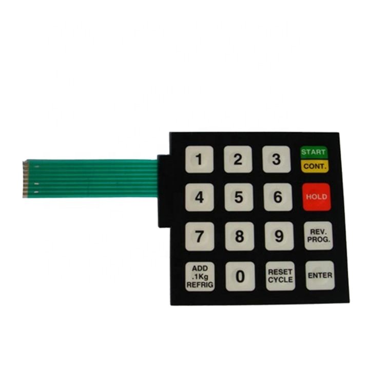 4X4 16 buttons standard price membrane switches keypad keyboard panel