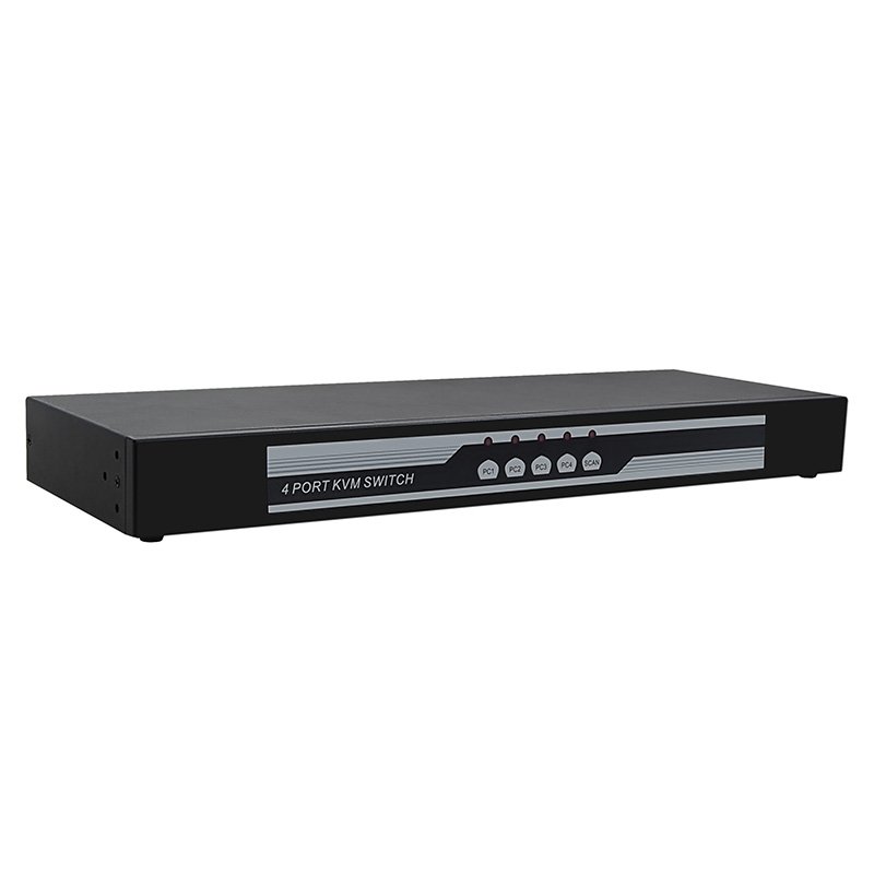 1080P 4 Port VGA KVM Switch 4 input 1 output 4x1 VGA Switcher with USB Console PS2
