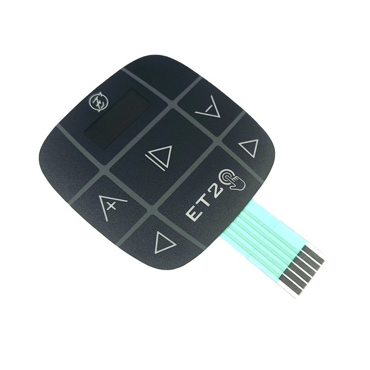 Factory Customized capacitive touch membrane switch Keypads & push botton keyboard for controller