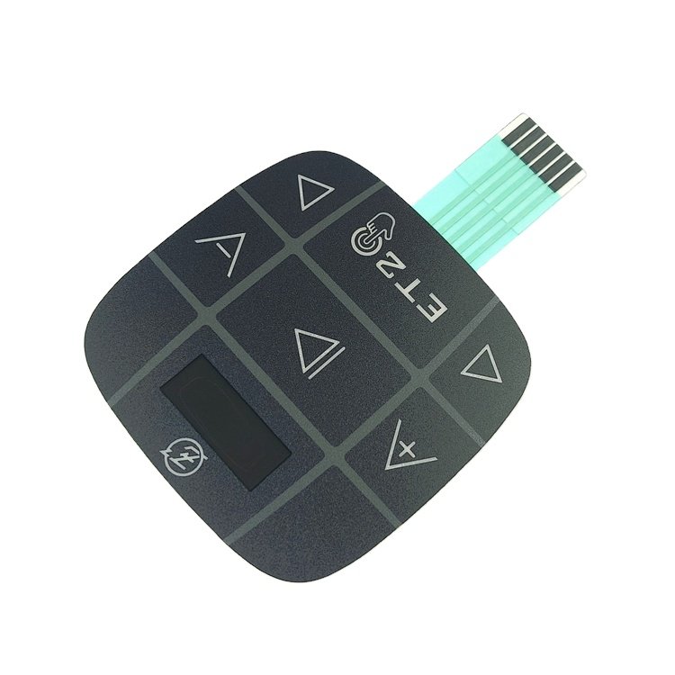 Factory Customized capacitive touch membrane switch Keypads & push botton keyboard for controller
