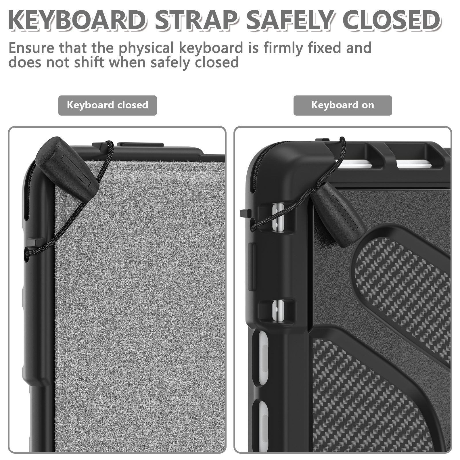 Heavy Duty Rugged Protective Case for Microsoft Surface Pro 8 13 inch with 360 rotatable Kickstand Keyboard attached available