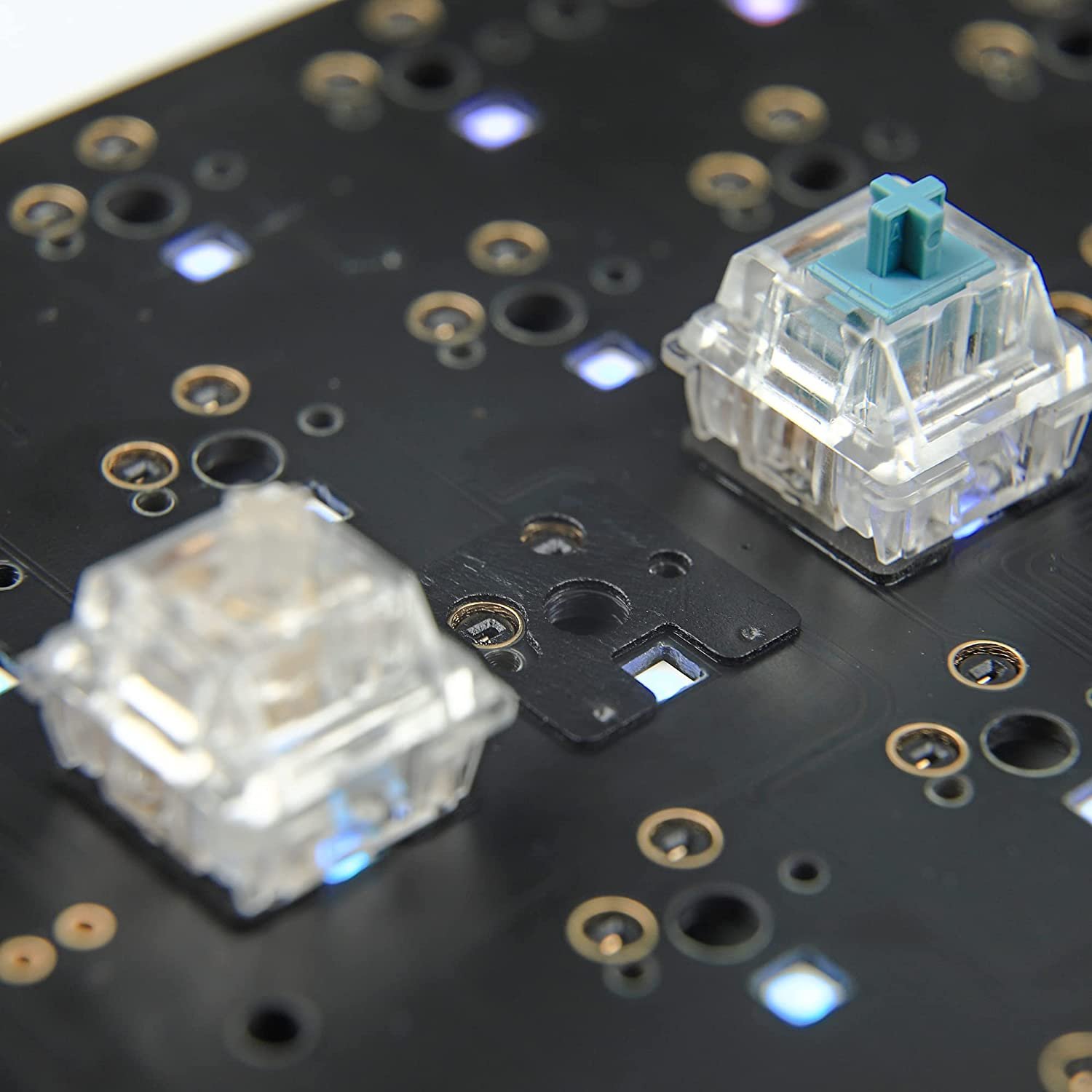 (Keysporon 120 PCS) PE EVA Poron Switch Pads Switch Buffer Foam for Hotswappable PCB Soldered PCB
