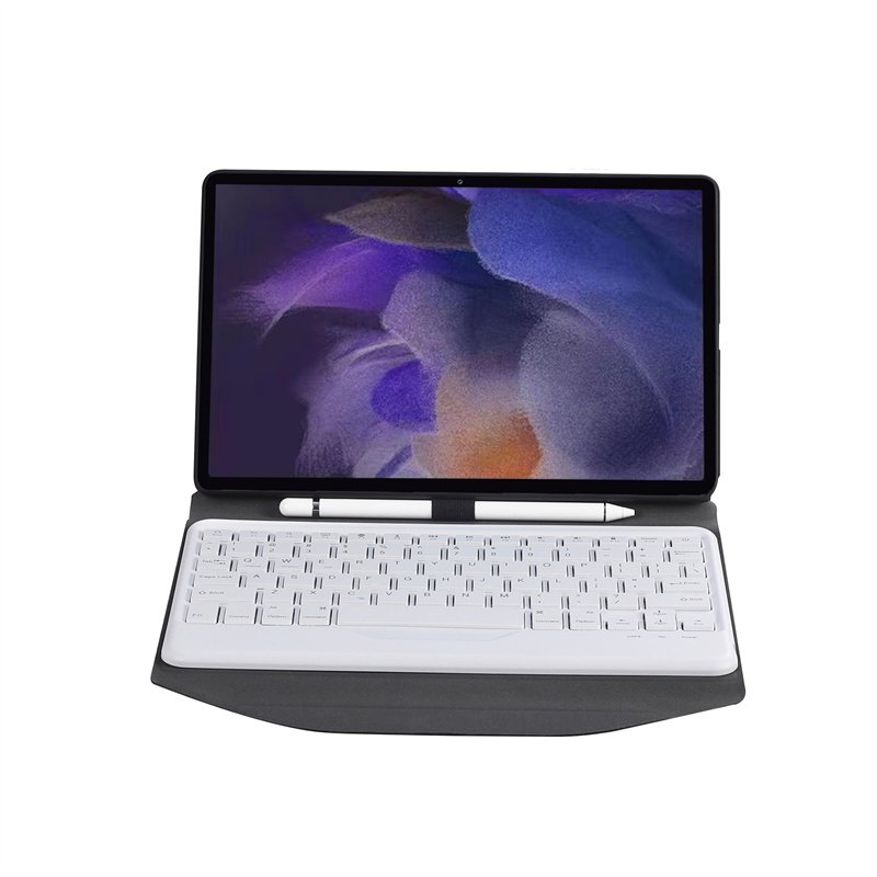 Wholesale Tablet Case Wireless Bt Keyboard Tablet Leather Cover For Samsung Galaxy Tab A8 X200 X202 10.5 Inch 2021