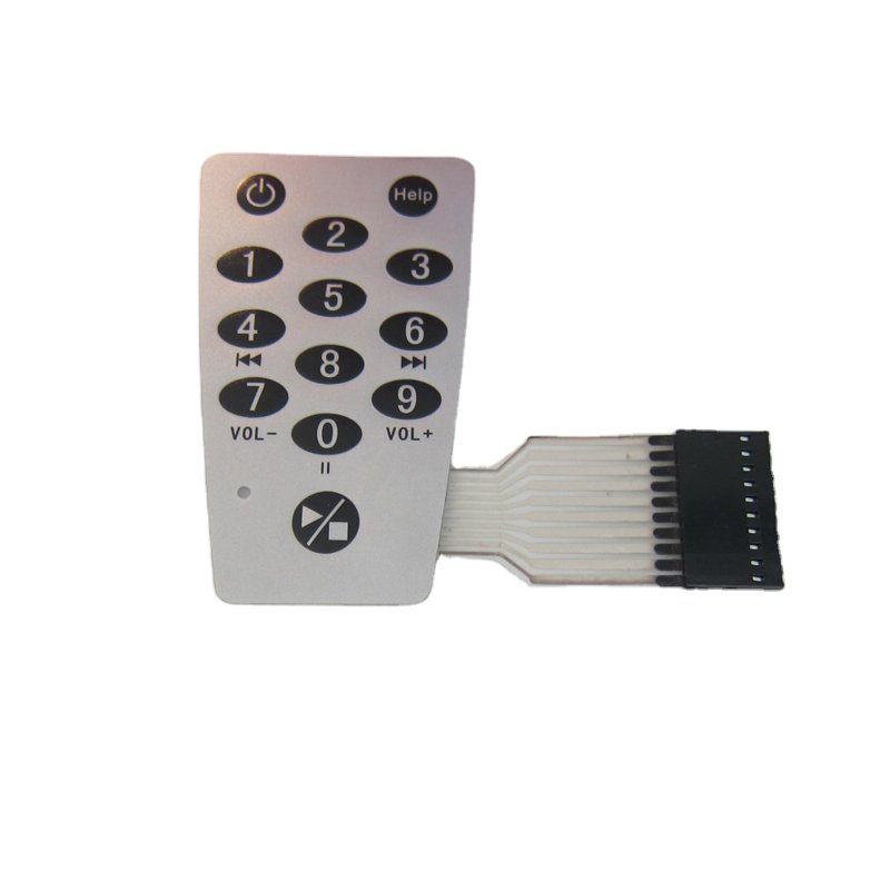 Waterproof PC/PET Keypad Button Material FPC Tactile Membrane Switch Panel