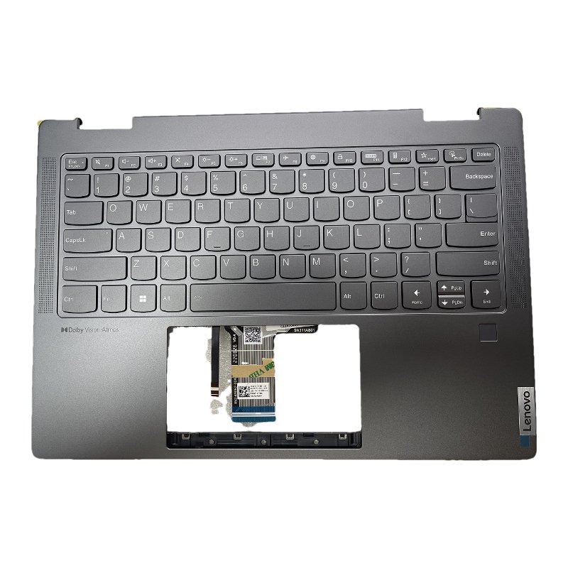 New For Lenovo Yoga 7 14IRL8 Palmrest Keyboard 5CB1L40794 82YL0005US 82YL0006US