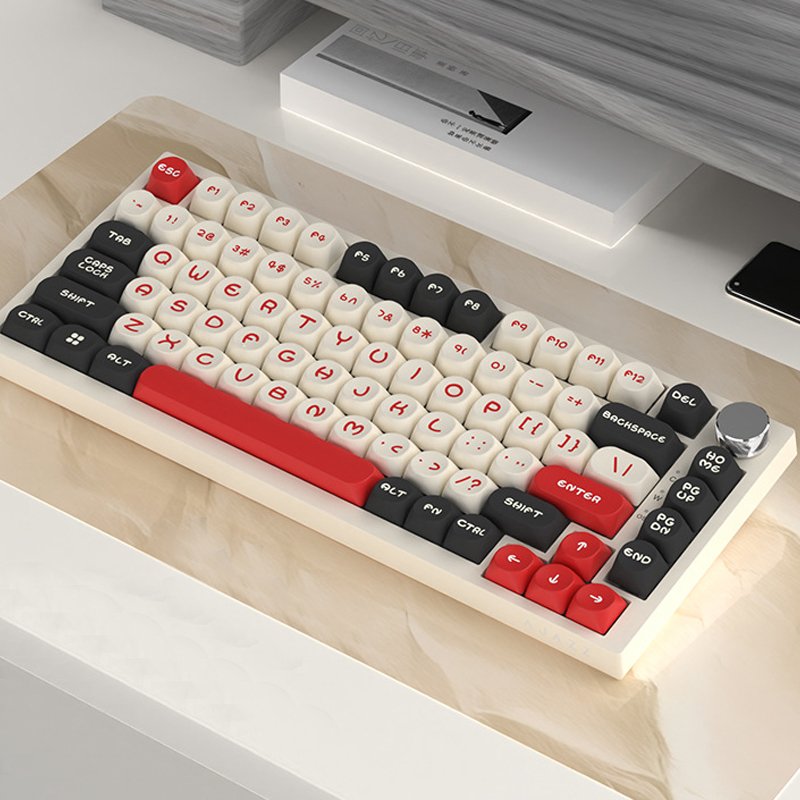 Oem Keyboard Gaming Custom Multifunction 82 keys mechanical keyboard Bluetooth USB Wired Wireless 3 In 1 Mode Keyboard