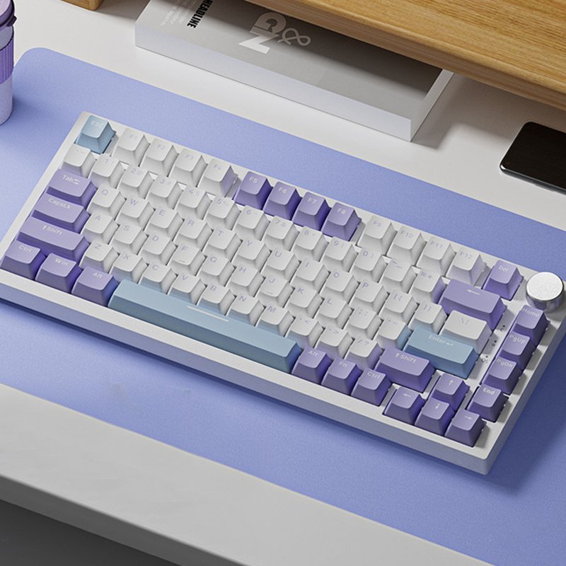 Oem Keyboard Gaming Custom Multifunction 82 keys mechanical keyboard Bluetooth USB Wired Wireless 3 In 1 Mode Keyboard