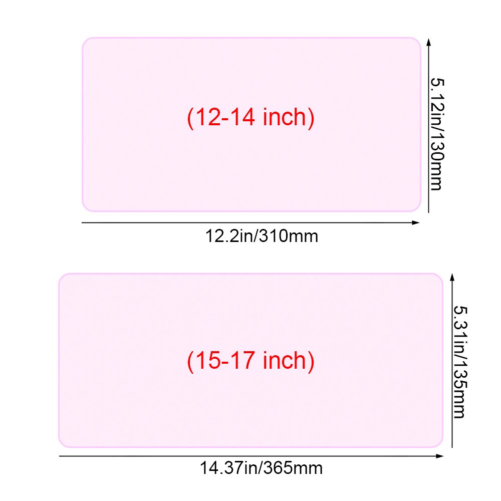Universal Laptop Keyboard Cover Protector 12-17 Inch Waterproof Dustproof Silicone Notebook Computer Keyboard Protective Film