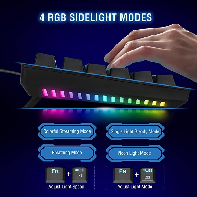 Wholesale TKL 87 Keys red switches backlit computer keyboard wired LED mechanical gaming keyboard