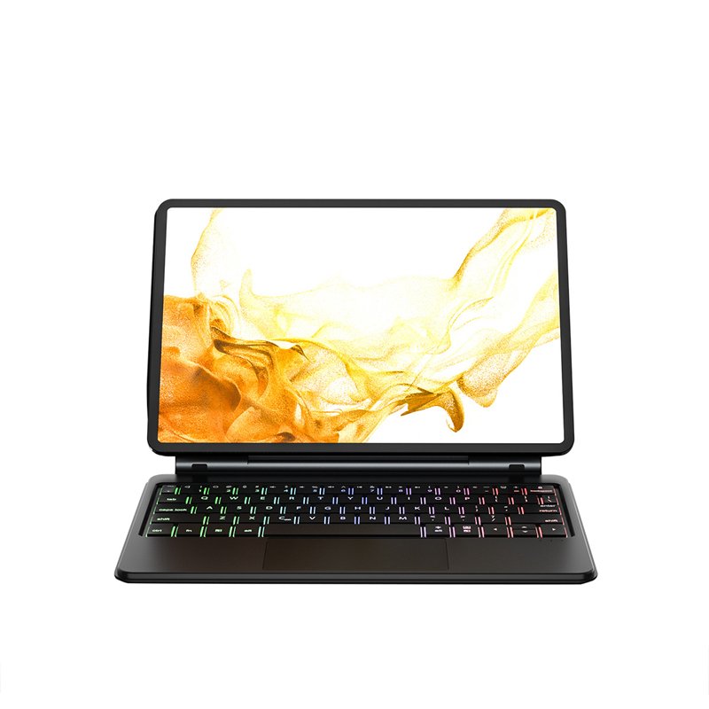 Suitable For Tab S7/S8/S9 Floating Magnetic Keyboard Touch Backlit Keyboard Protective Cover Bluetooth Keyboard