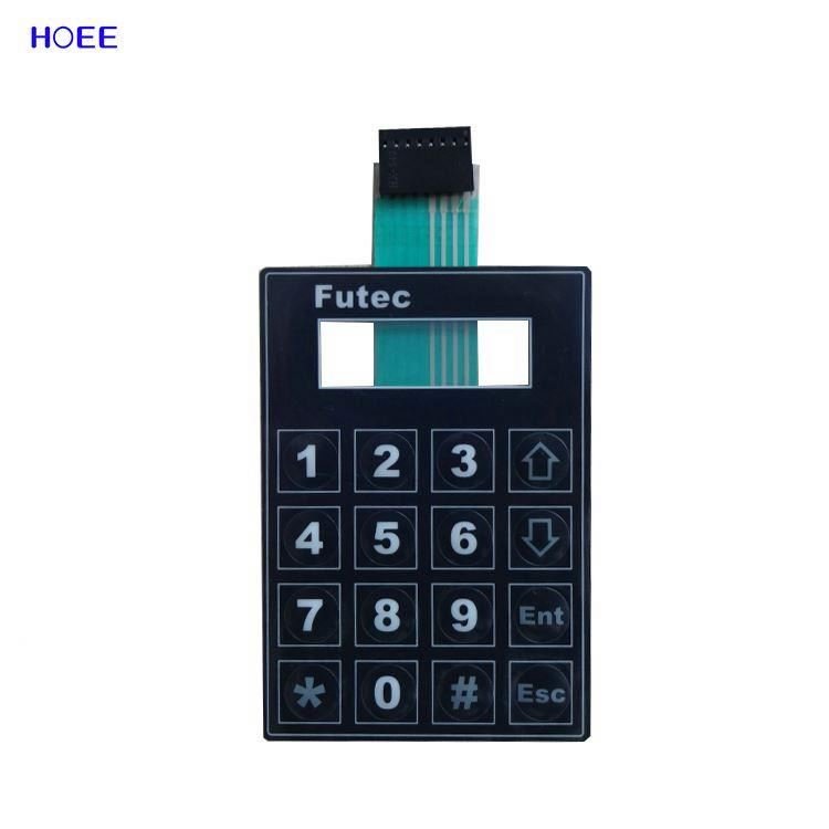 Manufacturer 16 buttons membrane keyboard