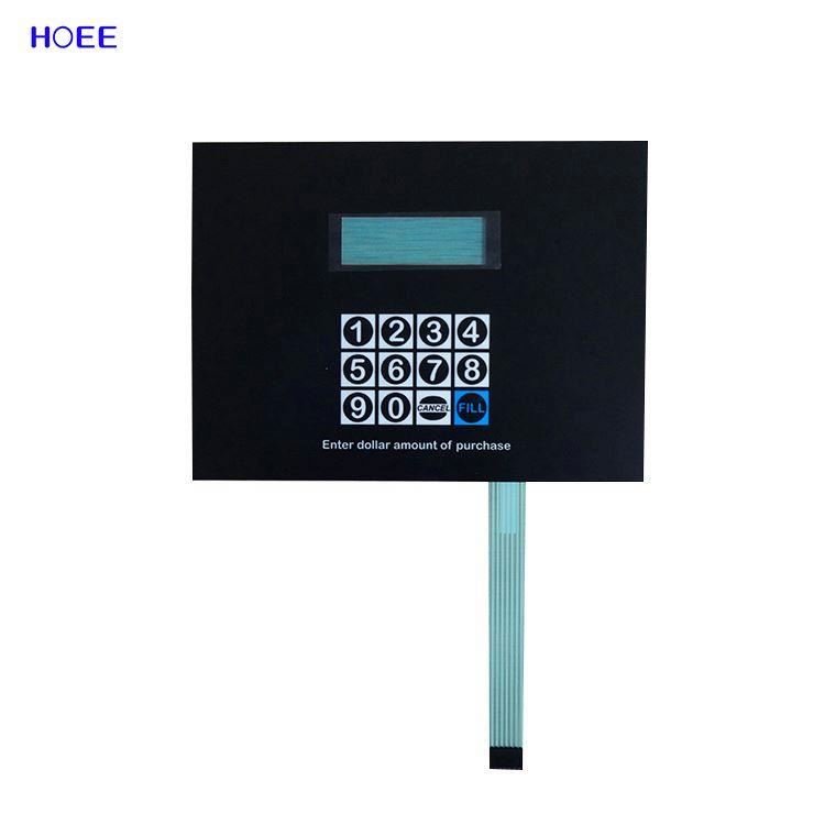 Manufacturer 16 buttons membrane keyboard