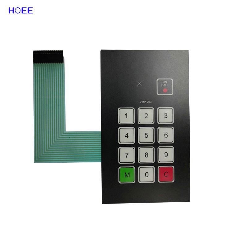 Manufacturer 16 buttons membrane keyboard