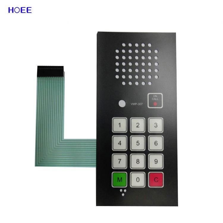Manufacturer 16 buttons membrane keyboard