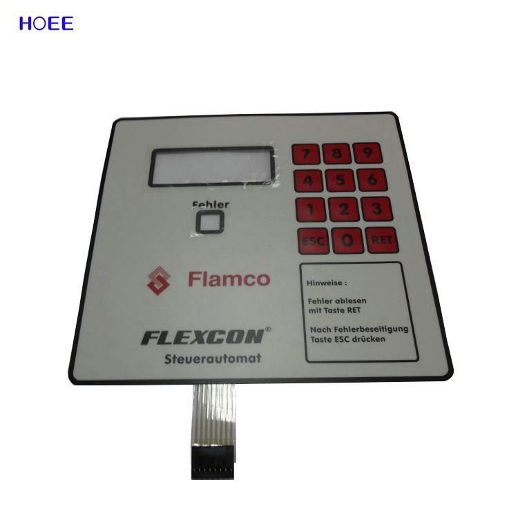 Manufacturer 16 buttons membrane keyboard
